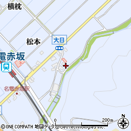 愛知県豊川市赤坂町山蔭216-7周辺の地図