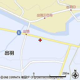川本警察署出羽駐在所周辺の地図