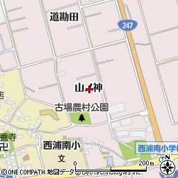 愛知県常滑市古場山ノ神周辺の地図