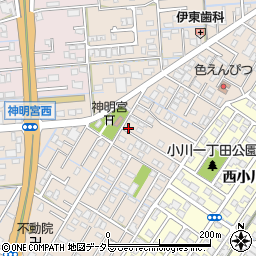 静岡県焼津市三ケ名1013周辺の地図