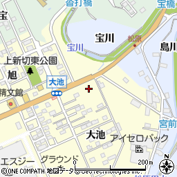 ゲンキー株式会社　豊川一宮大池店周辺の地図
