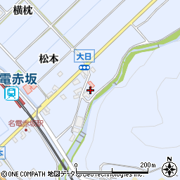 愛知県豊川市赤坂町山蔭216周辺の地図
