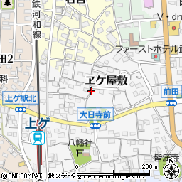 愛知県知多郡武豊町ヱケ屋敷周辺の地図