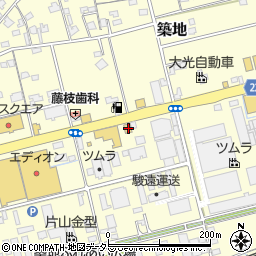 静岡県藤枝市築地551周辺の地図