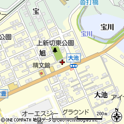 セブンイレブン豊川一宮町旭店周辺の地図