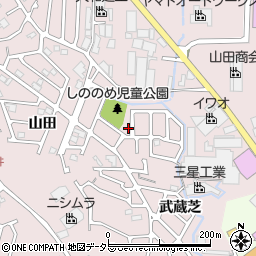 京都府八幡市八幡御幸谷47周辺の地図