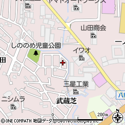 京都府八幡市八幡御幸谷43周辺の地図