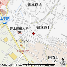 兵庫県姫路市御立西1丁目周辺の地図