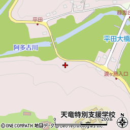 静岡県浜松市天竜区渡ケ島156周辺の地図