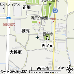 京都府八幡市野尻円ノ元2周辺の地図
