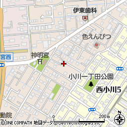 静岡県焼津市三ケ名1026周辺の地図