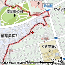 京都府八幡市男山金振3-18周辺の地図