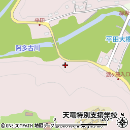 静岡県浜松市天竜区渡ケ島188周辺の地図