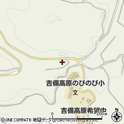 岡山県加賀郡吉備中央町高谷611周辺の地図