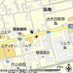 静岡県藤枝市築地552周辺の地図