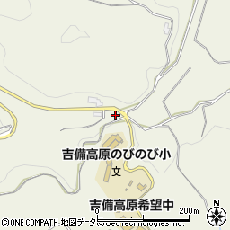 岡山県加賀郡吉備中央町高谷609周辺の地図
