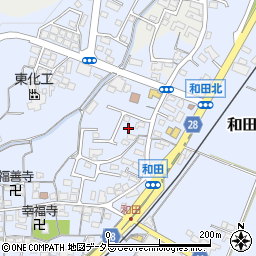 三重県亀山市和田町804周辺の地図