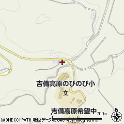 岡山県加賀郡吉備中央町高谷610周辺の地図