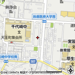 三重県鈴鹿市岸岡町1200-35周辺の地図