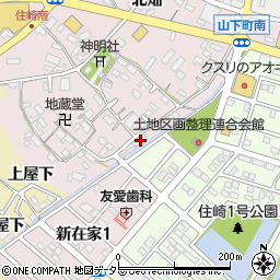 愛知県西尾市住崎町掛下21周辺の地図