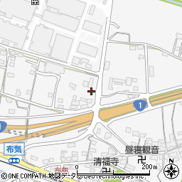 三重県亀山市布気町1177-1周辺の地図