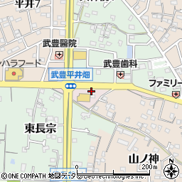 愛知県武豊町（知多郡）平井畑周辺の地図