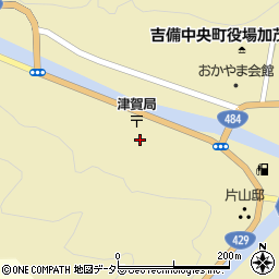 岡山県加賀郡吉備中央町下加茂44周辺の地図