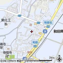 三重県亀山市和田町823周辺の地図
