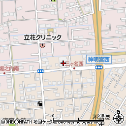 静岡県焼津市三ケ名794周辺の地図