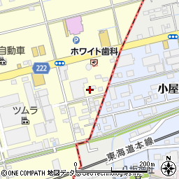 静岡県藤枝市築地323-1周辺の地図