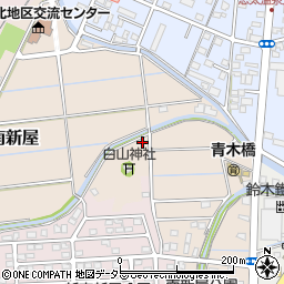 静岡県藤枝市南新屋100周辺の地図