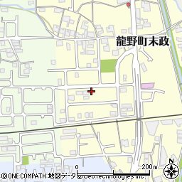 兵庫県たつの市龍野町末政165周辺の地図