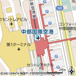 三菱ＵＦＪ銀行中部国際空港セントレア ＡＴＭ周辺の地図
