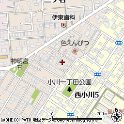 静岡県焼津市三ケ名1047-2周辺の地図