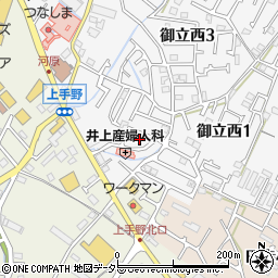 兵庫県姫路市御立西1丁目17周辺の地図