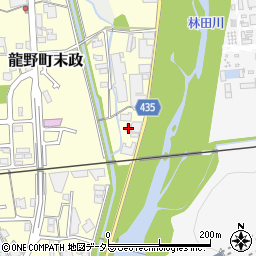 兵庫県たつの市龍野町末政256周辺の地図