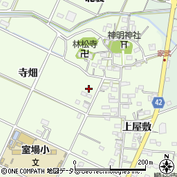 愛知県西尾市室町周辺の地図