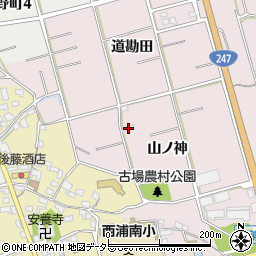 愛知県常滑市古場山ノ神109周辺の地図