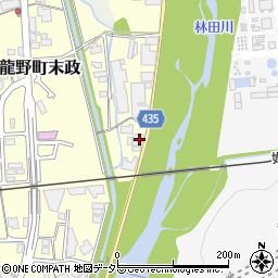 兵庫県たつの市龍野町末政258周辺の地図