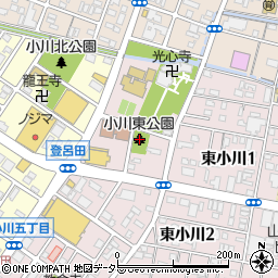 小川東公園周辺の地図