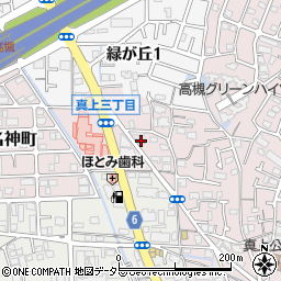 京大セミナー高槻緑が丘校周辺の地図