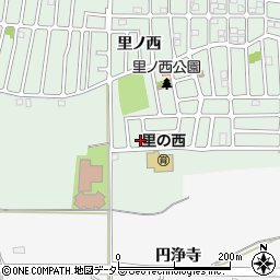 京都府城陽市久世里ノ西64-35周辺の地図