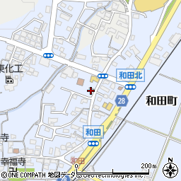 三重県亀山市和田町816-2周辺の地図