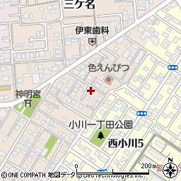 静岡県焼津市三ケ名1047-3周辺の地図