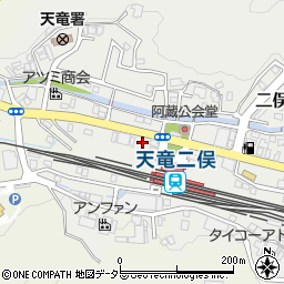 静岡県浜松市天竜区二俣町阿蔵174周辺の地図