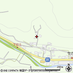 岡山県加賀郡吉備中央町田土2801周辺の地図