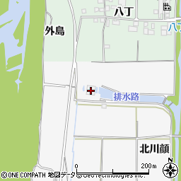 京都府城陽市寺田北川顔周辺の地図