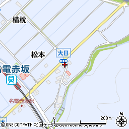 愛知県豊川市赤坂町山蔭26-5周辺の地図