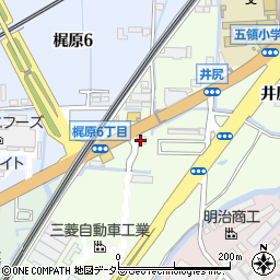 西日本三菱自動車販売株式会社　高槻業販センター周辺の地図