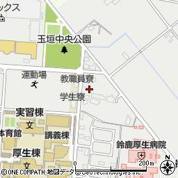 三重県鈴鹿市岸岡町563-1周辺の地図